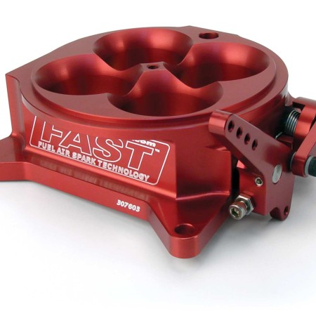 FAST Red 4150 Flange Air Only Throttle Body for Multiport Injection EFI Systems