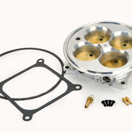 FAST Polished 4150 Flange Air Only Throttle Body for Multiport Injection EFI Systems