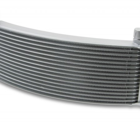 Earl's Performance -8M 13 ROW WIDE CURVED COOLER GREY