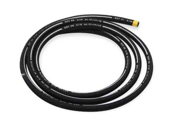 Earl's Power Steering Hose – Black -6AN – 6 Ft – Three Pedals