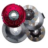 Ram Clutches Pro Street Semi-Metallic Dual Disc Clutch and Aluminum Flywheel - Chevy Small or Big Bl