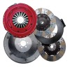 Ram Clutches Force 10.5" Twin Disc Semi-Metallic Clutch, Steel Flywheel, GM LS 6 Bolt