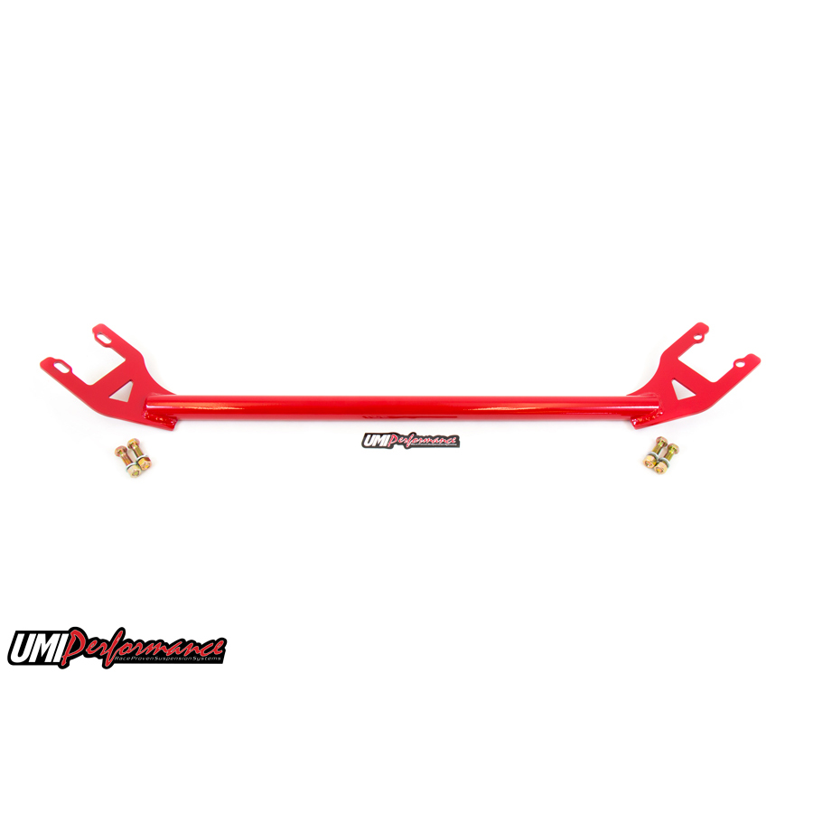 UMI Performance G-Body Rear Shock Tower Bolt In Brace - Red