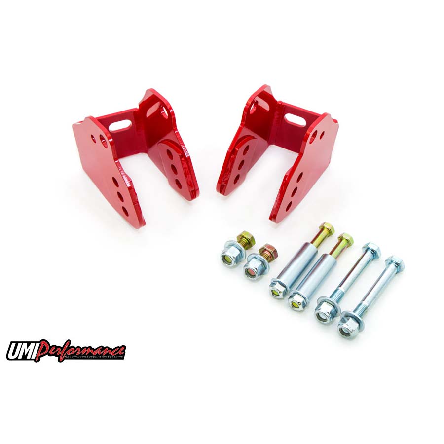 UMI Performance G-Body Rear Lower Control Arm Relocation Brackets, Bolt ...