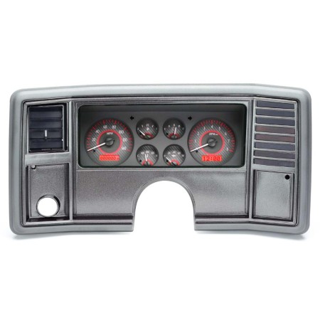 Dakota Digital 78-88 Chevy Monte Carlo - VHX Carbon Fiber Face Red Display