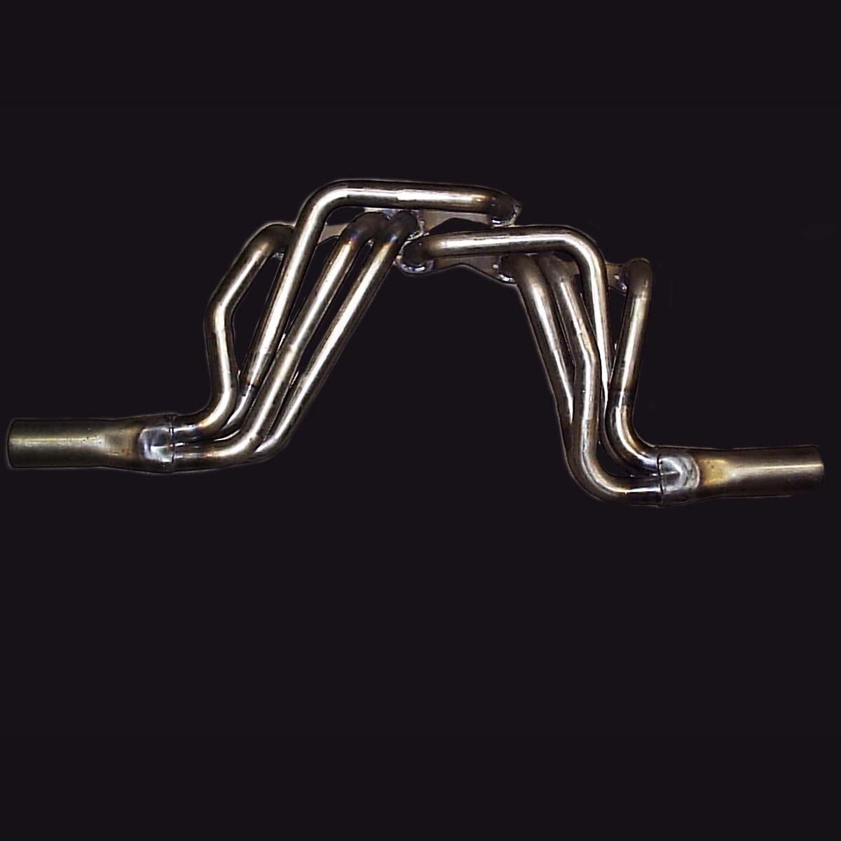 Clear Image Quad 1 Header 1 3/4" Stainless Steel Impala SS