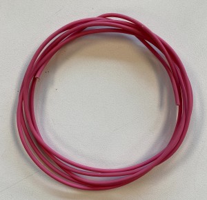Pink 18 gauge wire (per foot) - Three Pedals