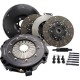 Tilton Twin Disc Clutch for Chevy Early SBC BBC with TKX, T56, Organic, Neutral Bal