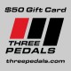 ThreePedals.com $50 Gift Card