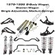 Three Pedals 1978-1996 B-Body Wagon Handling Kit - Single Adjustable Medium Springs