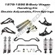 Three Pedals 1978-1996 B-Body Wagon Handling Kit - Double Adjustable Firm Springs