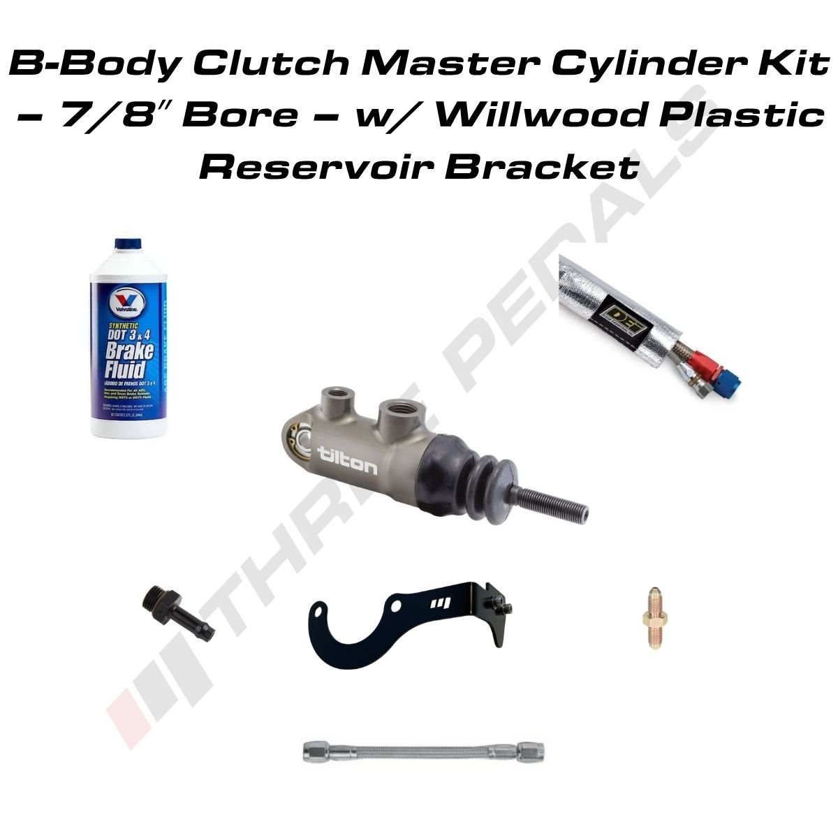 Three Pedals B Body Clutch Master Cylinder Kit 7 8 Bore W three-pedals-b-body-clutch-master-cylinder-kit-7-8-bore-w