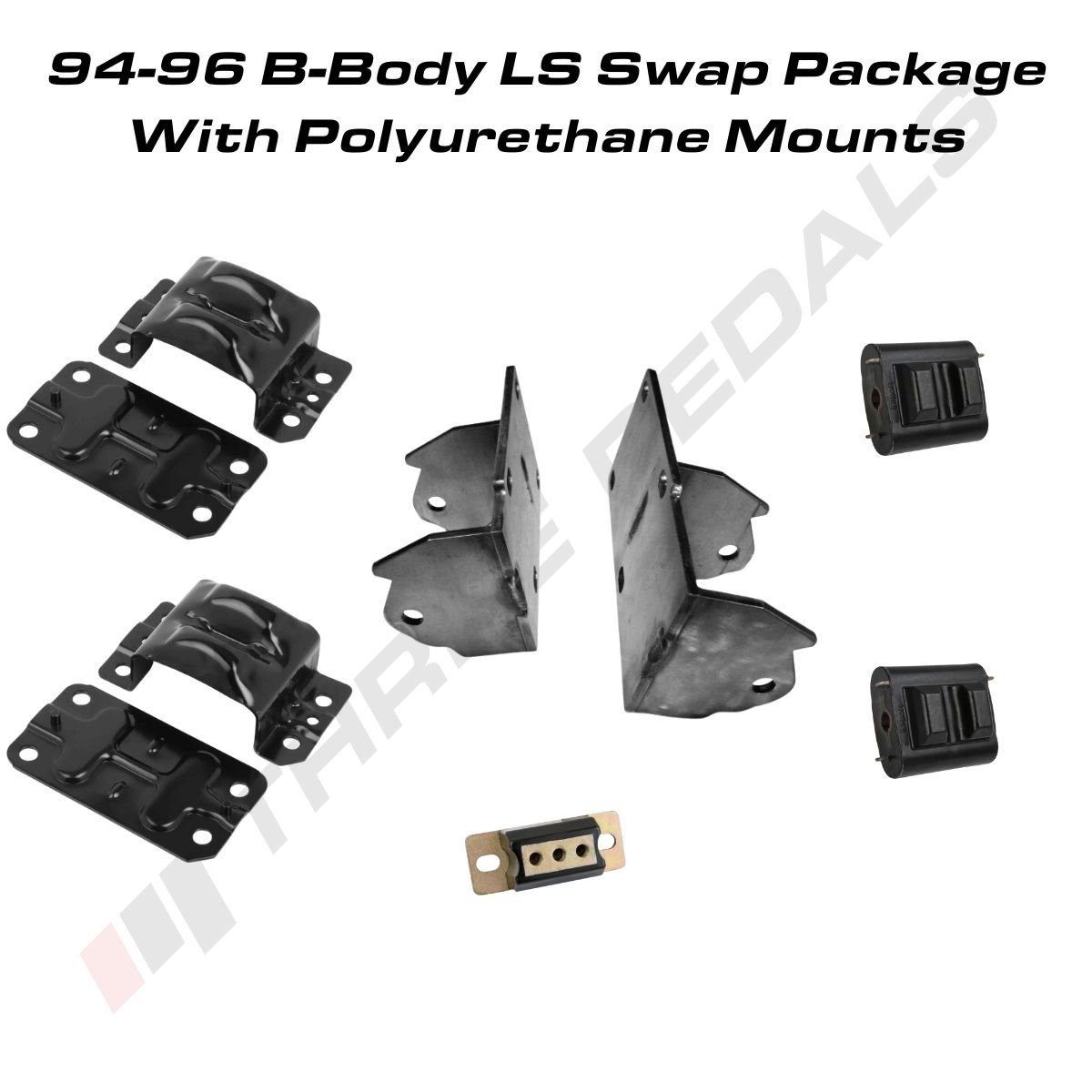 ’94 – ’96 B-Body LS Swap Engine Mount Kit with Polyurethane Mounts